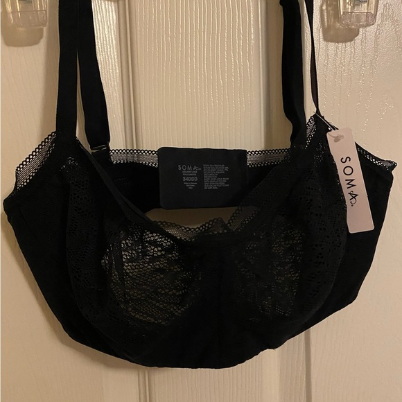 NWT Soma Unlined Balconette Bra with Stretch Lace size 34DDD - Picture 6 of 9